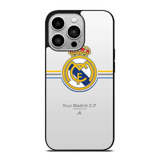 REAL MADRID FC STRIPE LOGO iPhone 14 Pro Case Cover