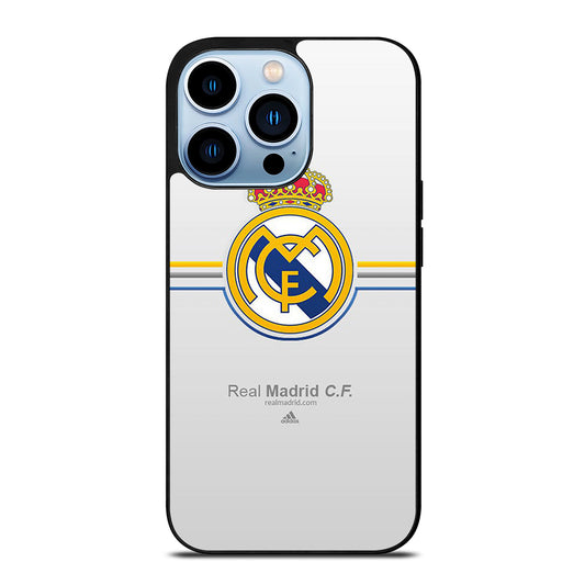 REAL MADRID FC STRIPE LOGO iPhone 13 Pro Max Case Cover