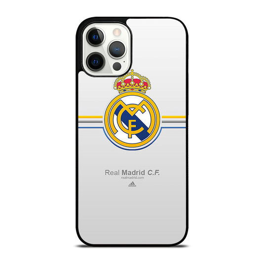 REAL MADRID FC STRIPE LOGO iPhone 12 Pro Max Case Cover