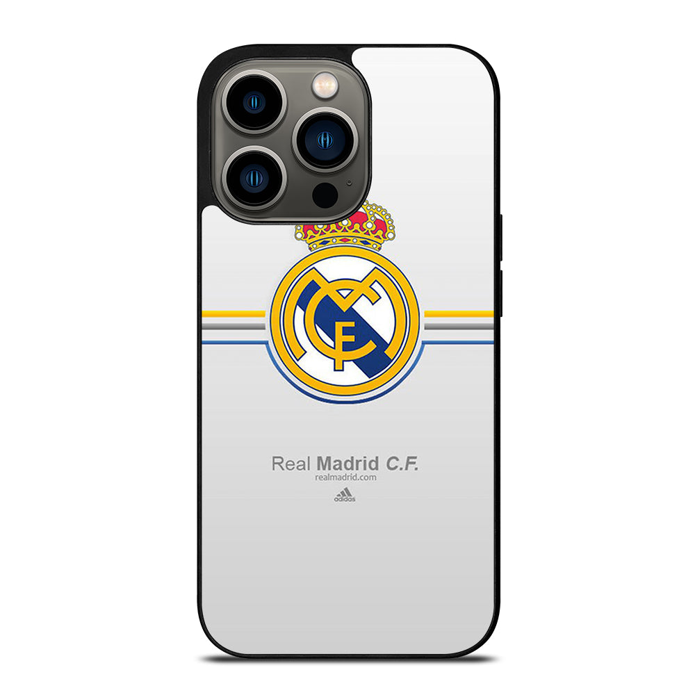REAL MADRID FC STRIPE LOGO iPhone 13 Pro Case Cover
