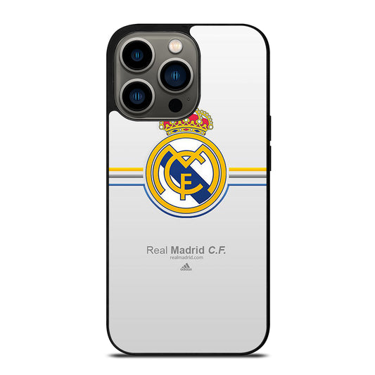 REAL MADRID FC STRIPE LOGO iPhone 13 Pro Case Cover