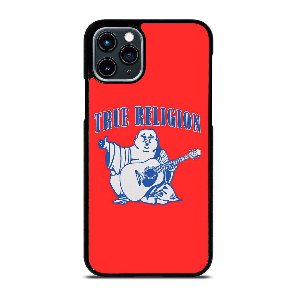 RED BIG BUDDHA TRUE RELIGION LOGO iPhone 11 Pro Case Cover