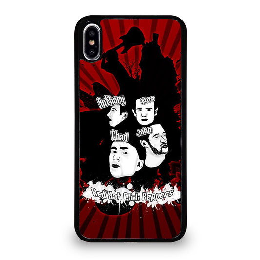 RED HOT CHILI PEPPERS ROCK BAND POSTER iPhone XS Max Case Cover