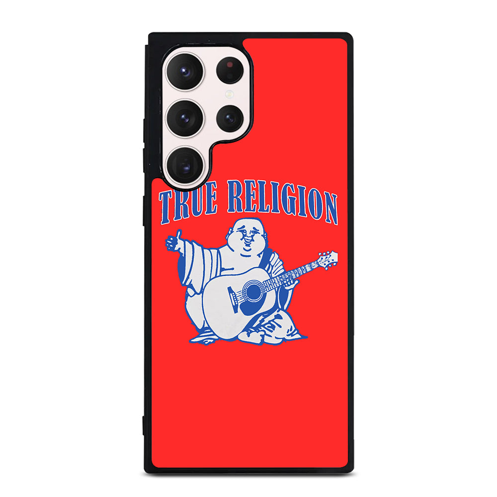 RED BIG BUDDHA TRUE RELIGION LOGO Samsung Galaxy S23 Ultra Case Cover