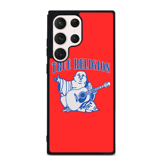 RED BIG BUDDHA TRUE RELIGION LOGO Samsung Galaxy S23 Ultra Case Cover