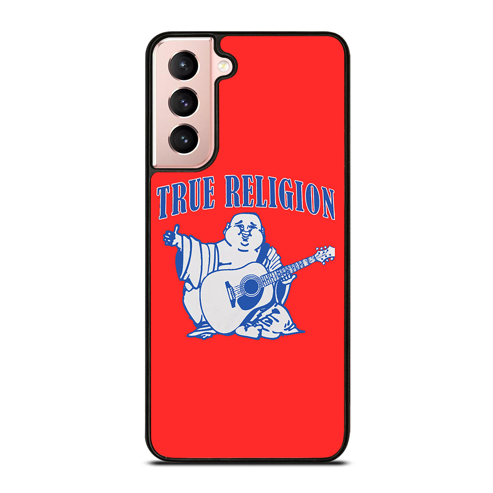 RED BIG BUDDHA TRUE RELIGION LOGO Samsung Galaxy S21 Case Cover