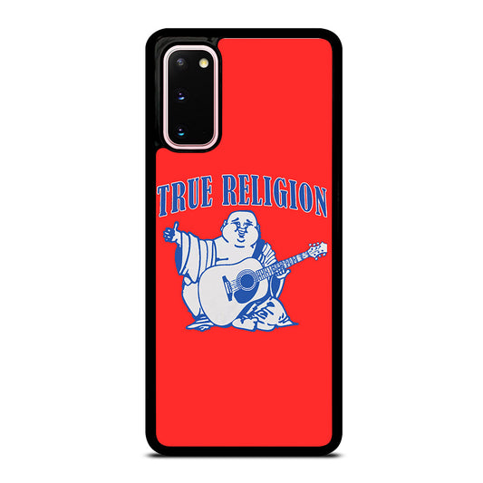 RED BIG BUDDHA TRUE RELIGION LOGO Samsung Galaxy S20 Case Cover