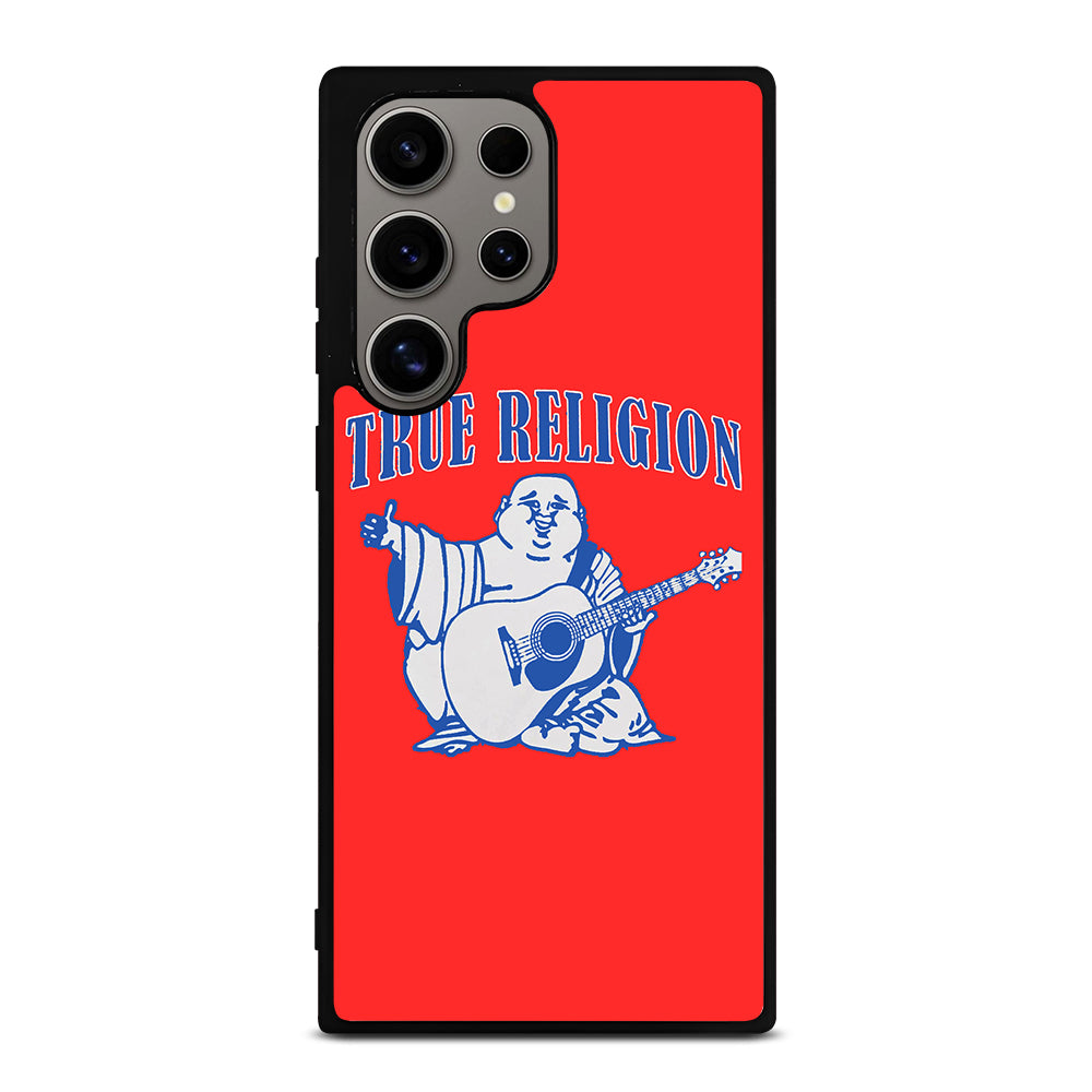 RED BIG BUDDHA TRUE RELIGION LOGO Samsung Galaxy S24 Ultra Case Cover