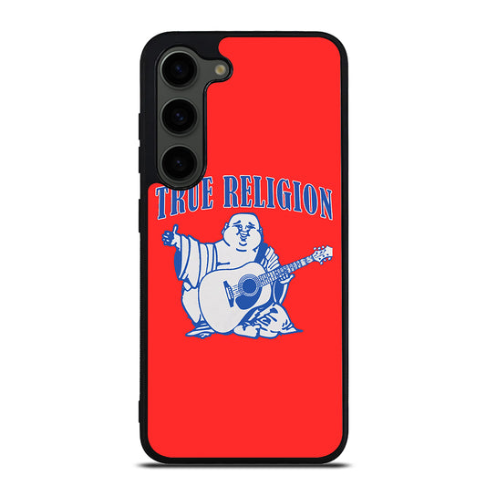 RED BIG BUDDHA TRUE RELIGION LOGO Samsung Galaxy S23 Plus Case Cover