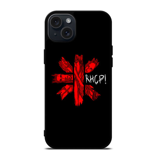 RED HOT CHILI PEPPERS ART LOGO iPhone 15 Plus Case Cover