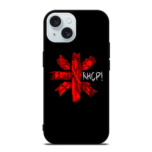 RED HOT CHILI PEPPERS ART LOGO iPhone 15 Case Cover