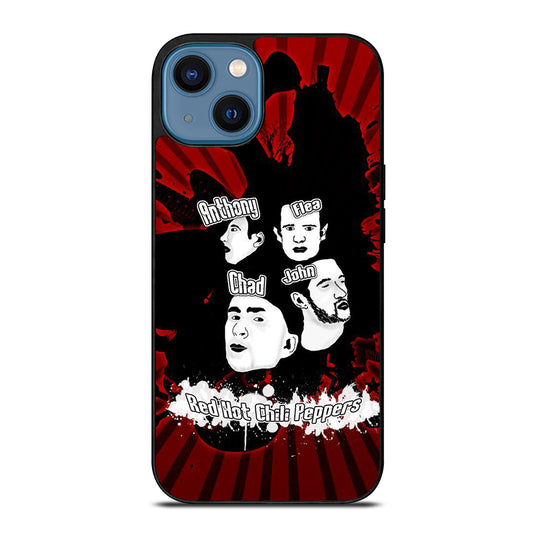 RED HOT CHILI PEPPERS ROCK BAND POSTER iPhone 14 Case Cover