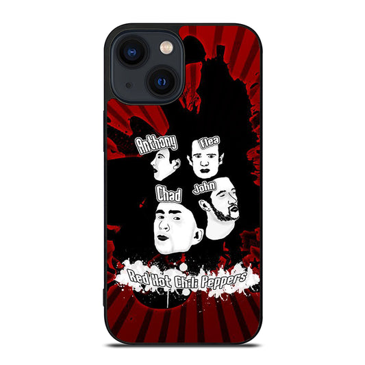 RED HOT CHILI PEPPERS ROCK BAND POSTER iPhone 14 Plus Case Cover