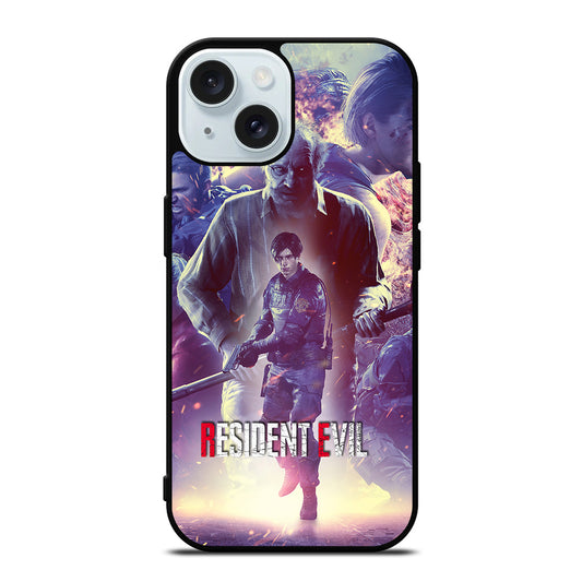 RESIDENT EVIL GAME POSTER iPhone 15 Case Cover