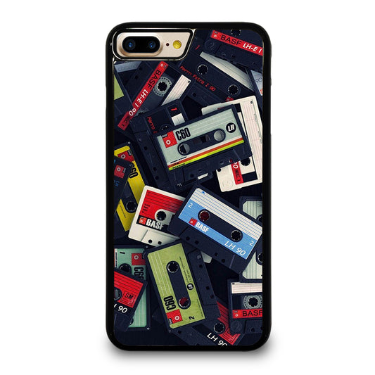 RETRO CASSETTE TAPE PATTERN iPhone 7 / 8 Plus Case Cover