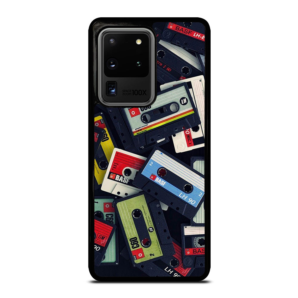RETRO CASSETTE TAPE PATTERN Samsung Galaxy S20 Ultra Case Cover