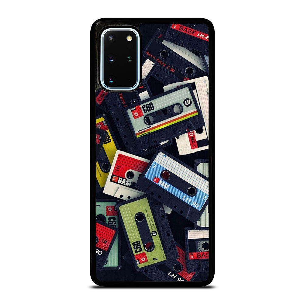 RETRO CASSETTE TAPE PATTERN Samsung Galaxy S20 Plus Case Cover