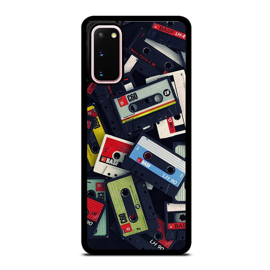 RETRO CASSETTE TAPE PATTERN Samsung Galaxy S20 Case Cover