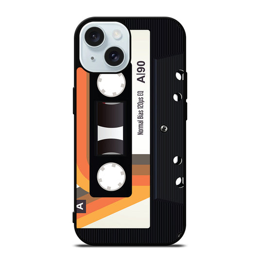 RETRO CASSETTE TAPE VINTAGE 2 iPhone 15 Case Cover