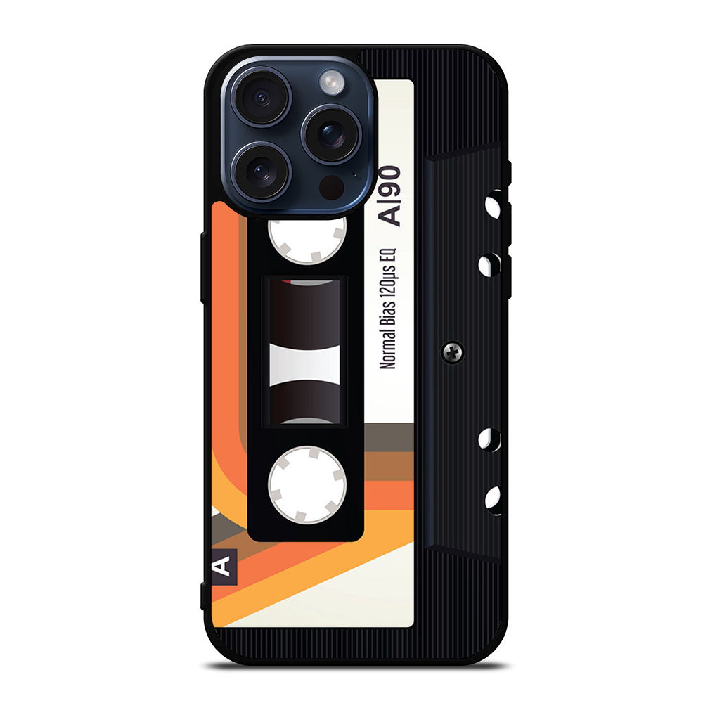RETRO CASSETTE TAPE VINTAGE 2 iPhone 15 Pro Max Case Cover