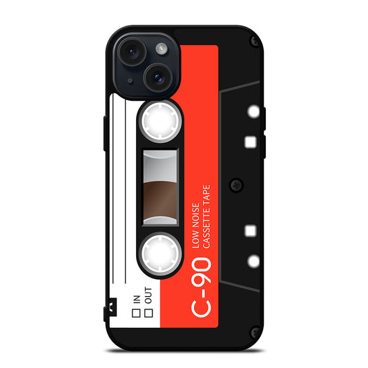 RETRO CASSETTE TAPE VINTAGE iPhone 15 Plus Case Cover