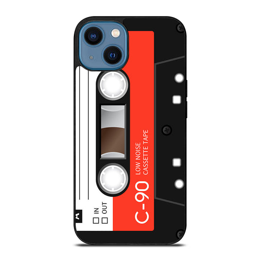 RETRO CASSETTE TAPE VINTAGE iPhone 14 Case Cover