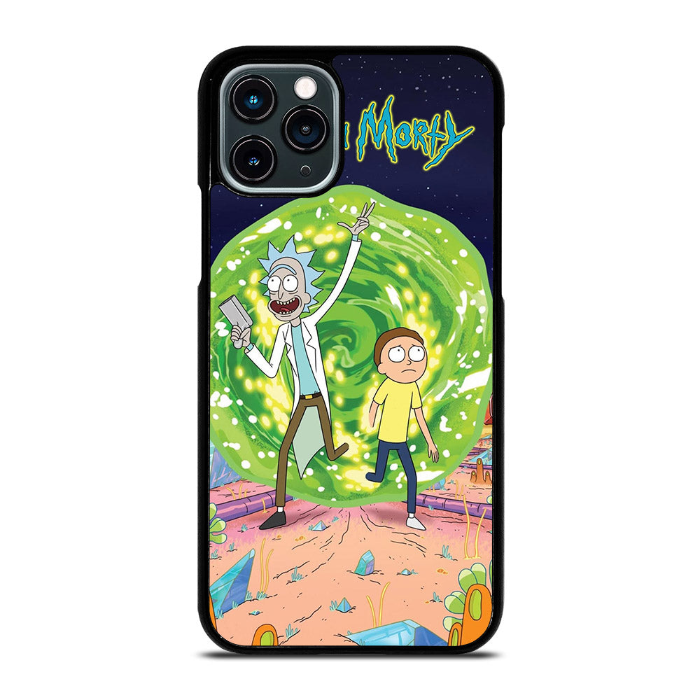 RICK AND MORTY IN PORTAL iPhone 11 Pro Case Cover