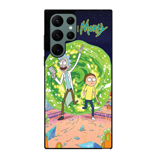 RICK AND MORTY IN PORTAL Samsung Galaxy S22 Ultra Case Cover