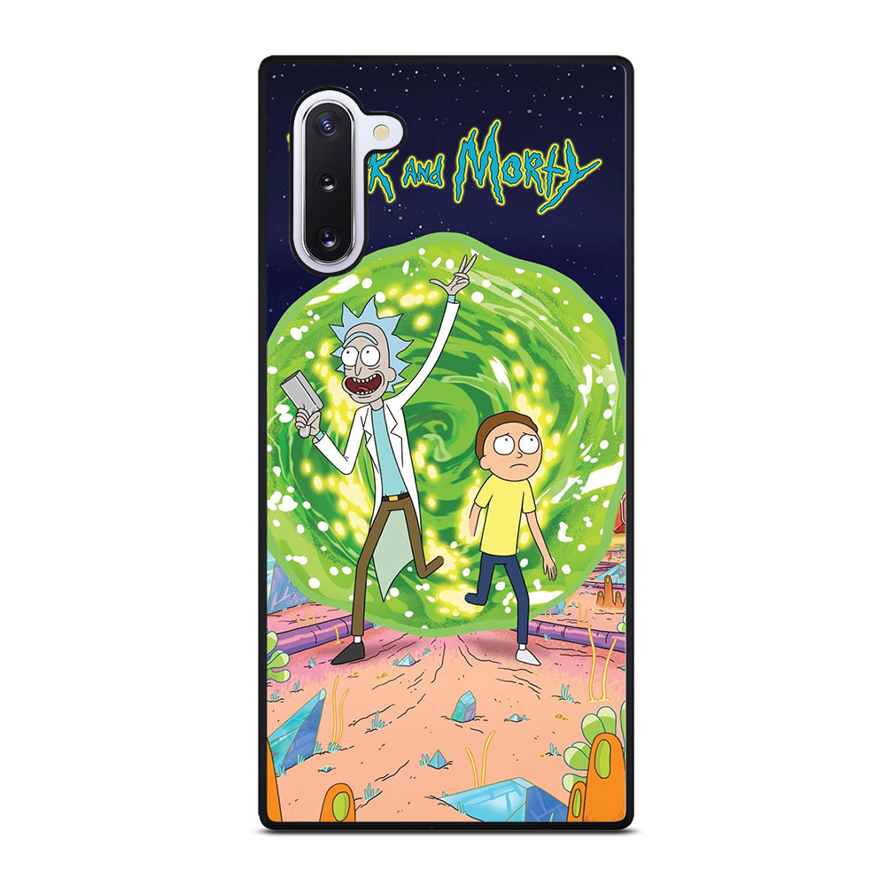 RICK AND MORTY IN PORTAL Samsung Galaxy Note 10 Case Cover