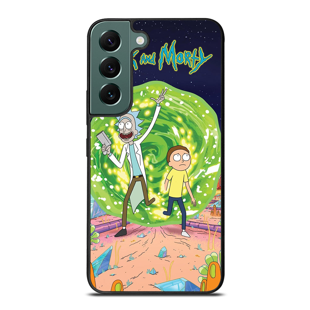 RICK AND MORTY IN PORTAL Samsung Galaxy S22 Case Cover