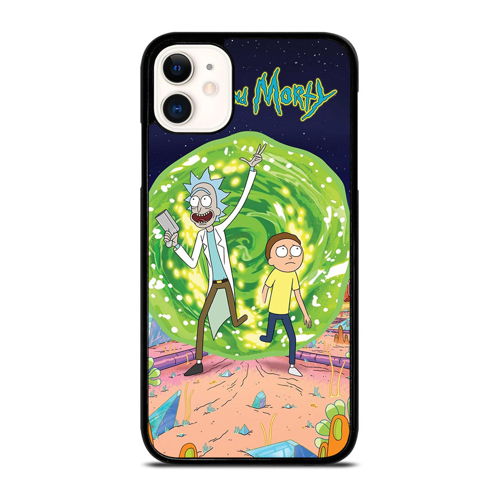 RICK AND MORTY IN PORTAL iPhone 11 Case Cover