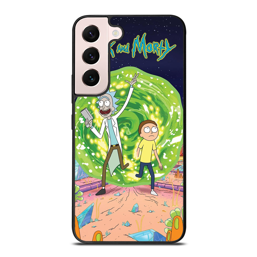 RICK AND MORTY IN PORTAL Samsung Galaxy S22 Plus Case Cover