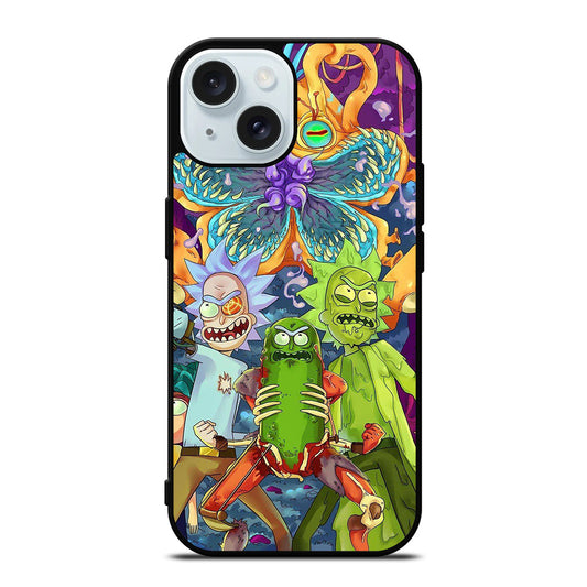 RICK AND MORTY CARTOON iPhone 15 Case Cover
