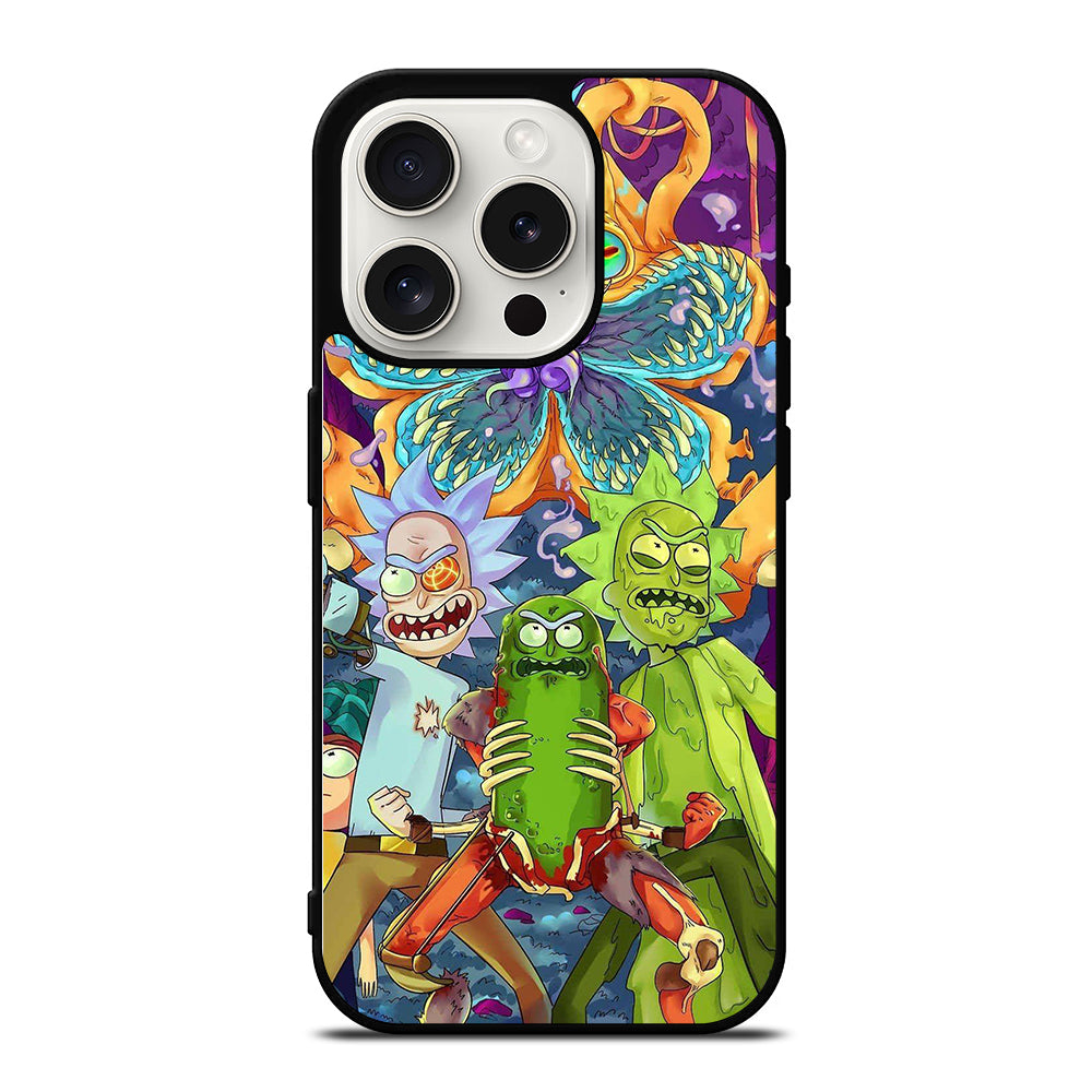RICK AND MORTY CARTOON iPhone 15 Pro Case Cover
