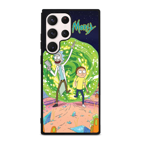 RICK AND MORTY IN PORTAL Samsung Galaxy S23 Ultra Case Cover