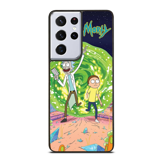 RICK AND MORTY IN PORTAL Samsung Galaxy S21 Ultra Case Cover