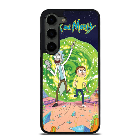 RICK AND MORTY IN PORTAL Samsung Galaxy S23 Plus Case Cover