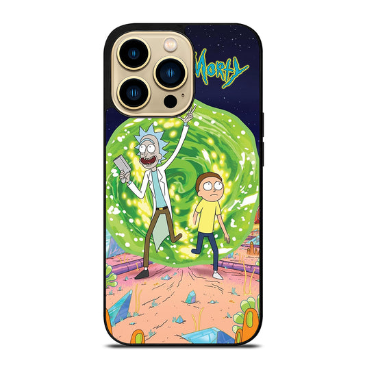 RICK AND MORTY IN PORTAL iPhone 14 Pro Max Case Cover
