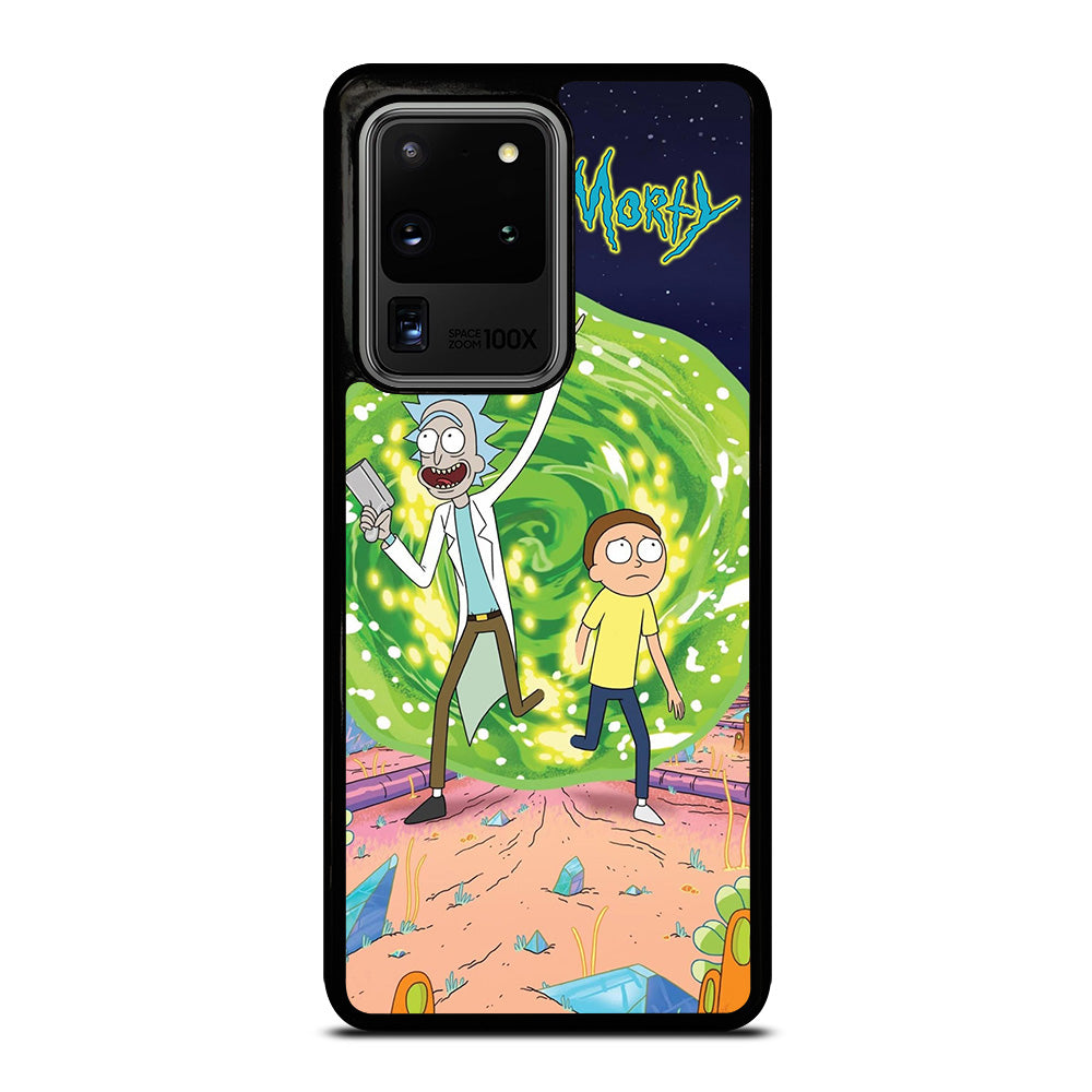 RICK AND MORTY IN PORTAL Samsung Galaxy S20 Ultra Case Cover
