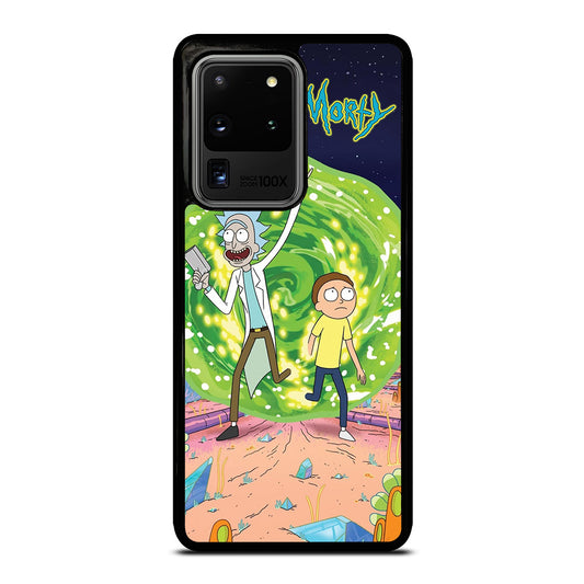 RICK AND MORTY IN PORTAL Samsung Galaxy S20 Ultra Case Cover