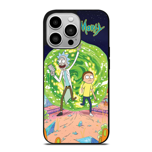 RICK AND MORTY IN PORTAL iPhone 14 Pro Case Cover