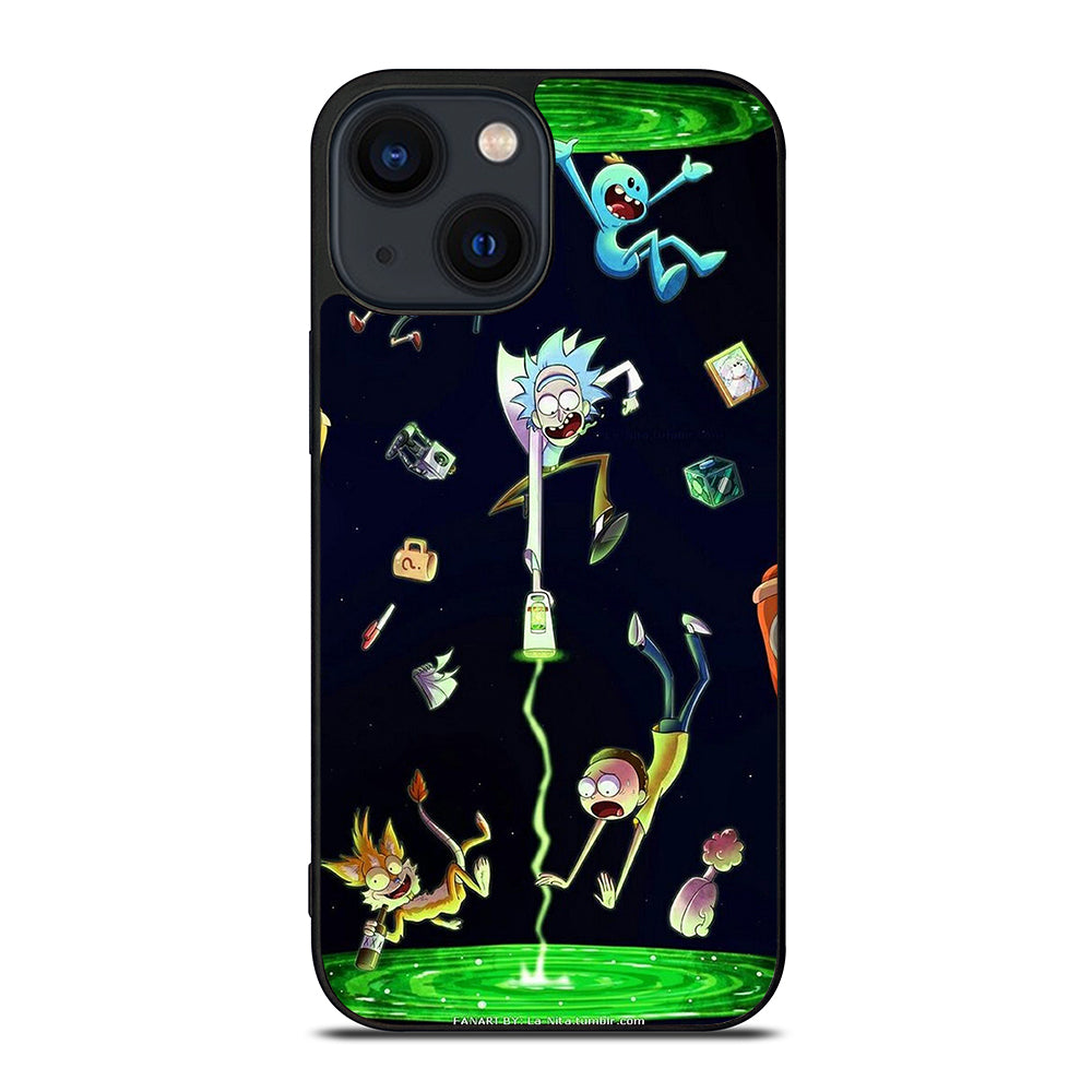 RICK AND MORTY PORTAL iPhone 14 Plus Case Cover