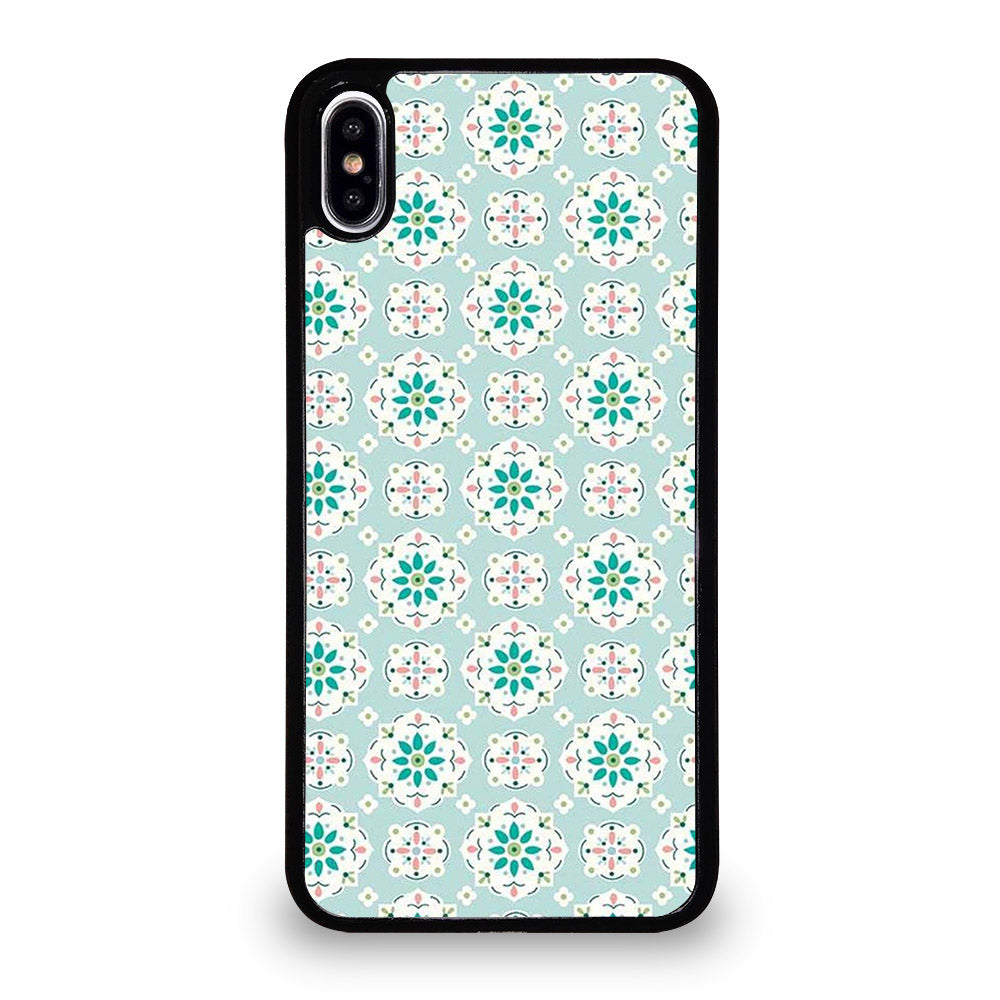 RILEY BLAKE BLUE PATTERN iPhone XS Max Case Cover