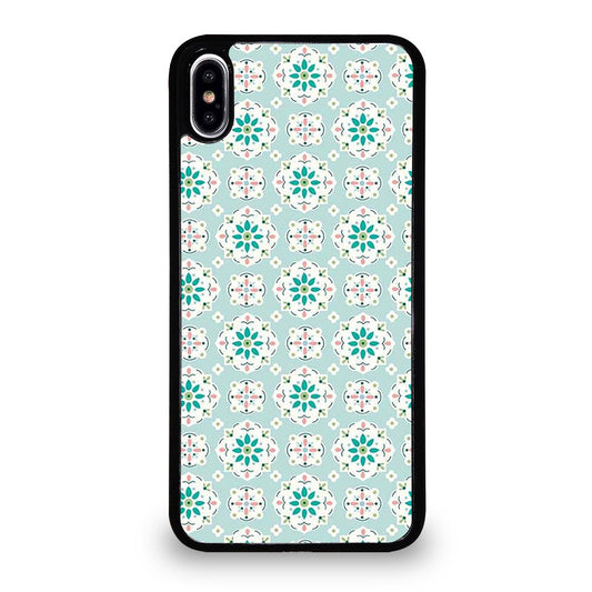 RILEY BLAKE BLUE PATTERN iPhone XS Max Case Cover