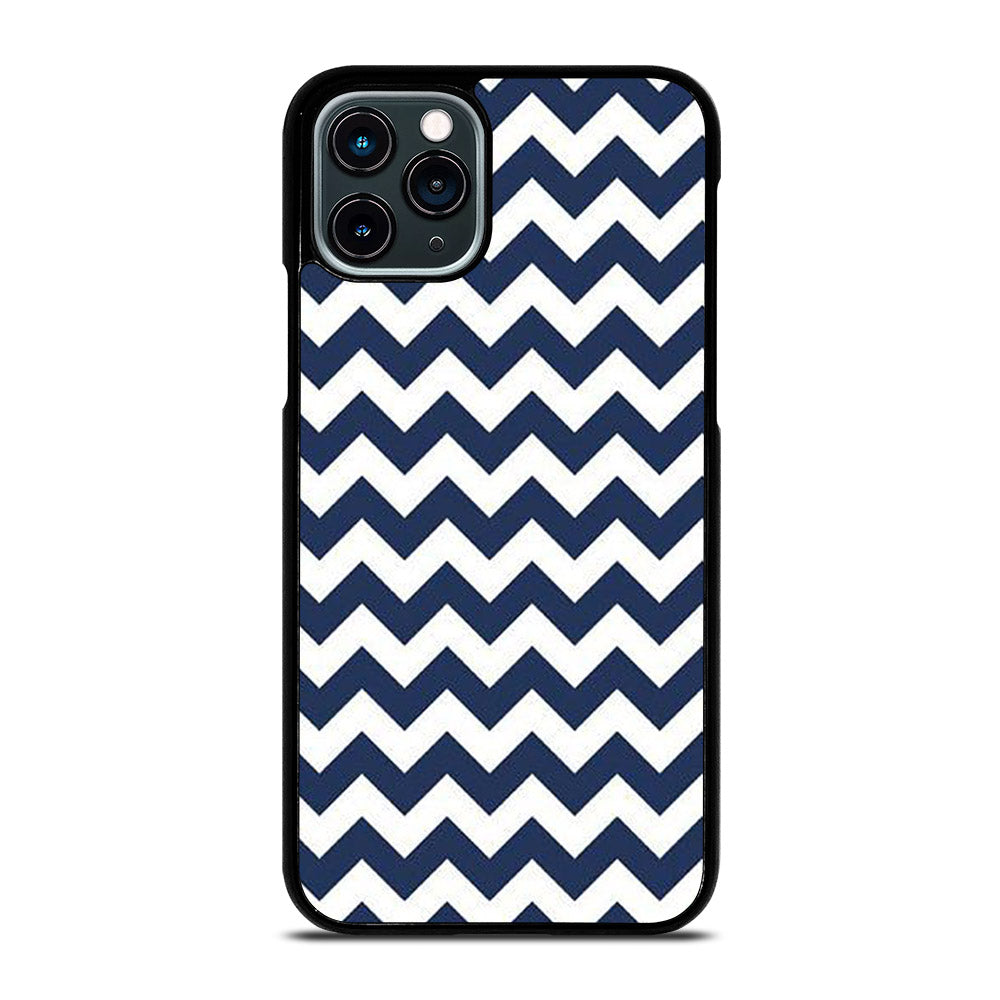 RILEY BLAKE CHEVRON PATTERN BLUE iPhone 11 Pro Case Cover