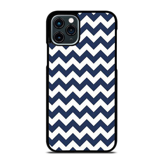 RILEY BLAKE CHEVRON PATTERN BLUE iPhone 11 Pro Case Cover