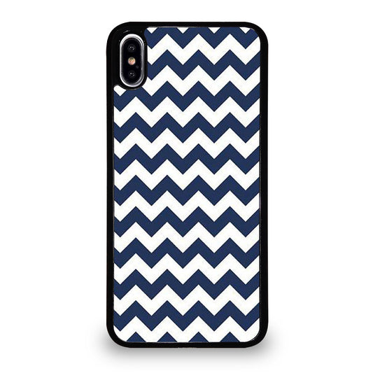 RILEY BLAKE CHEVRON PATTERN BLUE iPhone XS Max Case Cover
