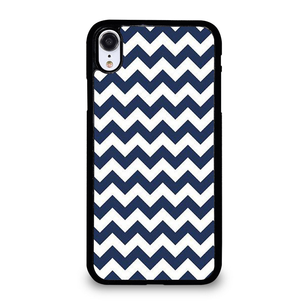 RILEY BLAKE CHEVRON PATTERN BLUE iPhone XR Case Cover