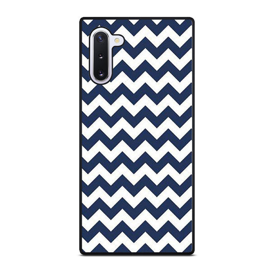 RILEY BLAKE CHEVRON PATTERN BLUE Samsung Galaxy Note 10 Case Cover