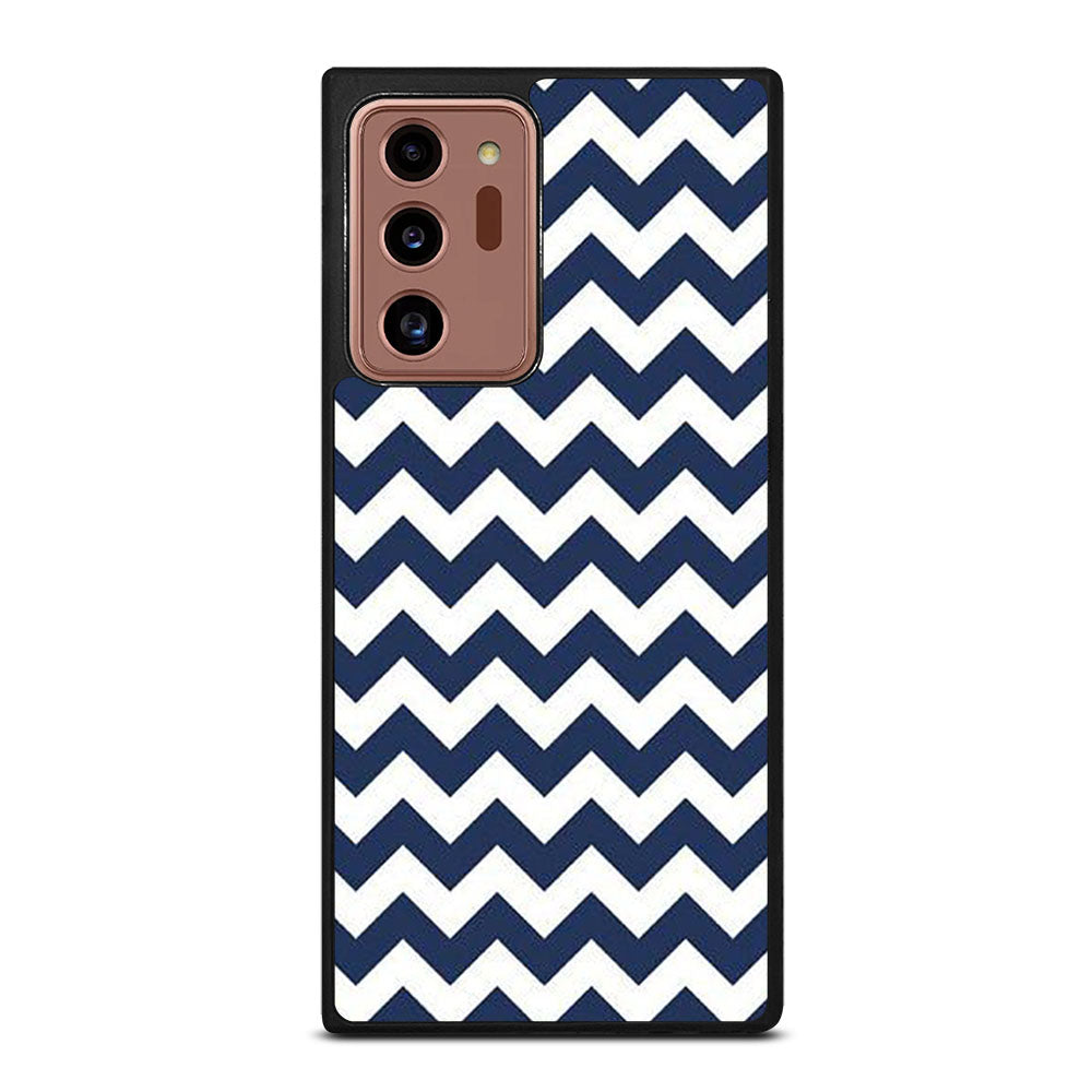 RILEY BLAKE CHEVRON PATTERN BLUE Samsung Galaxy Note 20 Ultra Case Cover